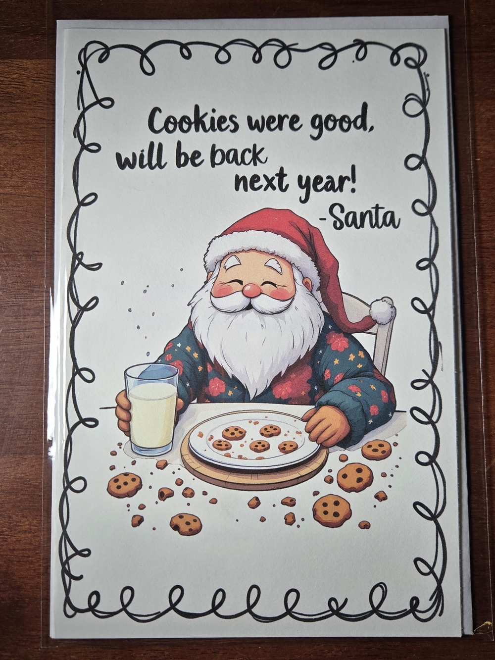 Set of 9 Custom Christmas Cards